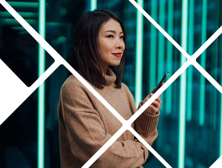 Woman Checking Phone